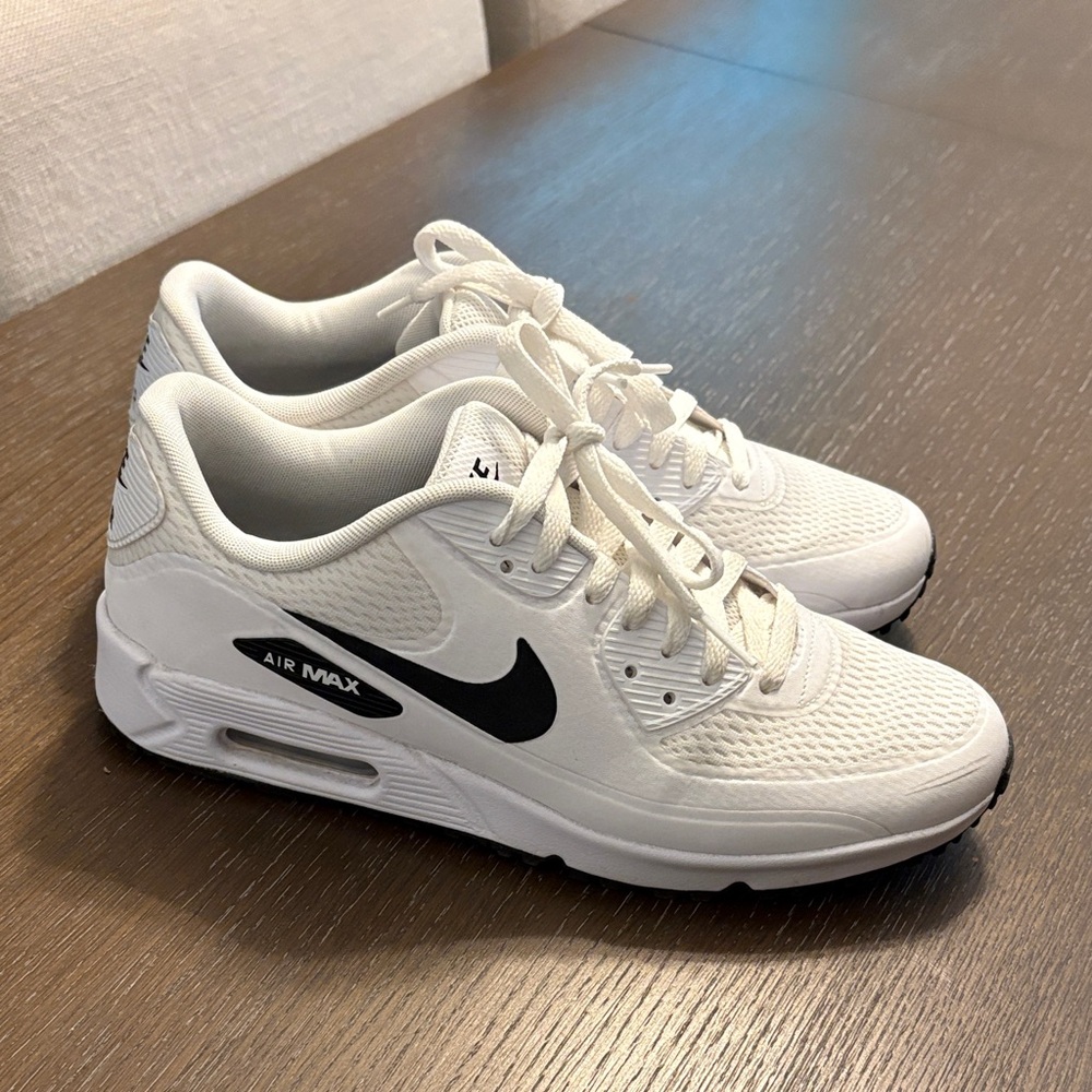 Nike Air Max 90 Golf Men’s White and Black - Like New!